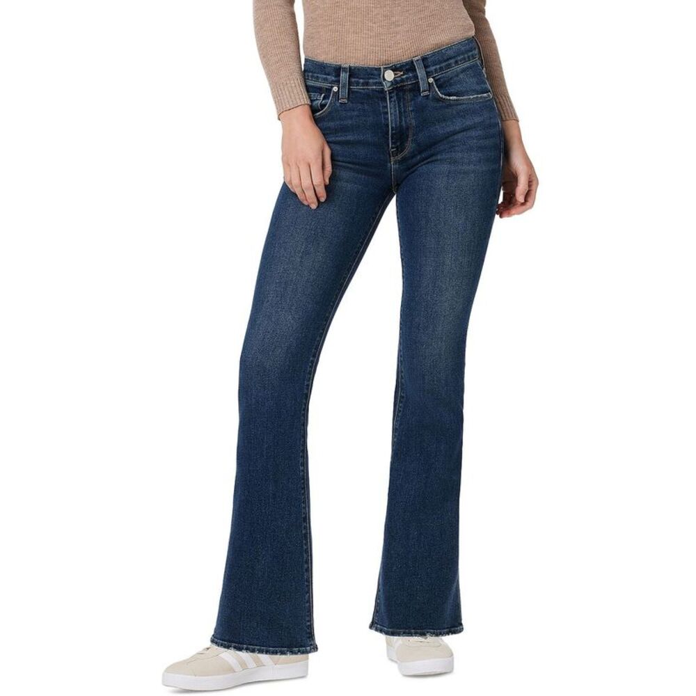 Hudson Womens Nico Mid-Rise Bootcut Barefoot Jeans 32 Message - NWT